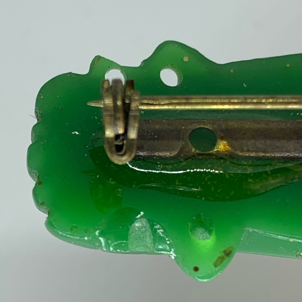 1920’s Celluloid Cicada Bug Brooch View 4